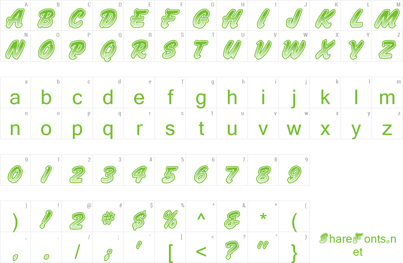 Font Jumbo Parade preview